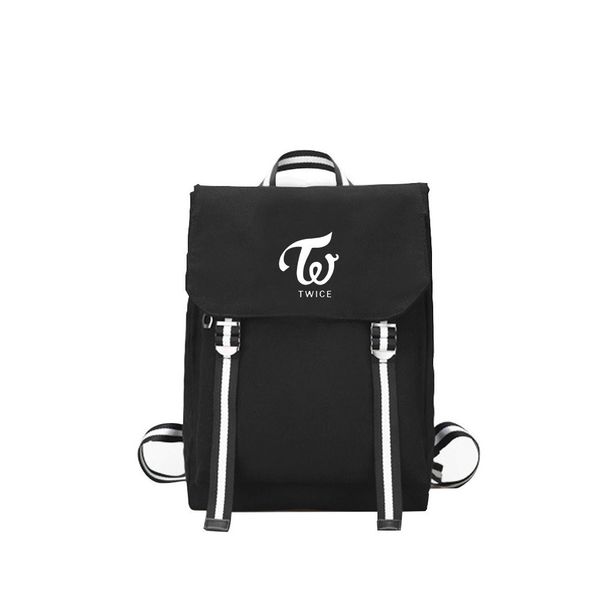 

new korean fashion kpop bags twice canvas backpack women harajuku kawaii backpacks for teenage girls rucksack sac a dos femme