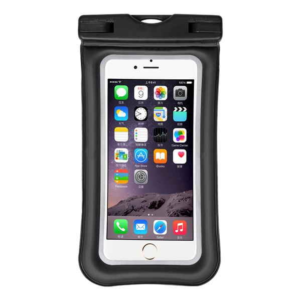 

pvc touch screen bag phone care waterproof phone container waterproof mini swimming bag for smartphone