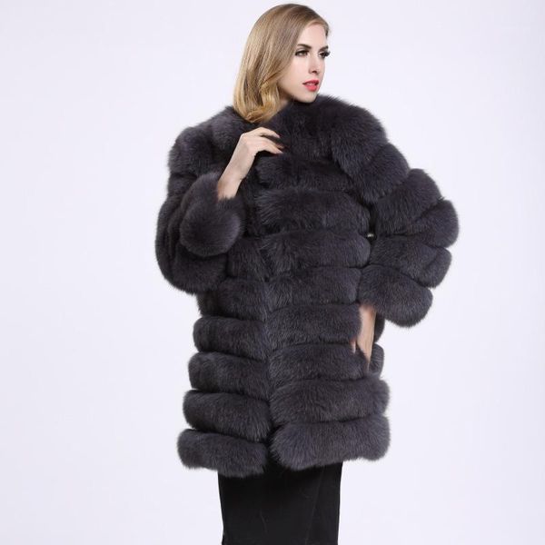 

savabien 7 steps luxury women faux fur coat plus size furry soft fake fur jacket elegant warm coats office streetwear1, Black
