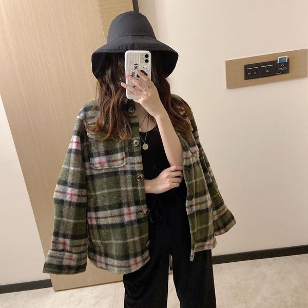 

women's wool & blends 2021 coat jacket female single breasted women, Black