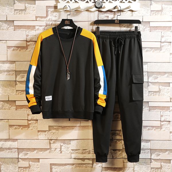 

autumn spring tracksuits men's sport set hoodies + sweatpants sportswear brand sporting suit track kg-63, Gray