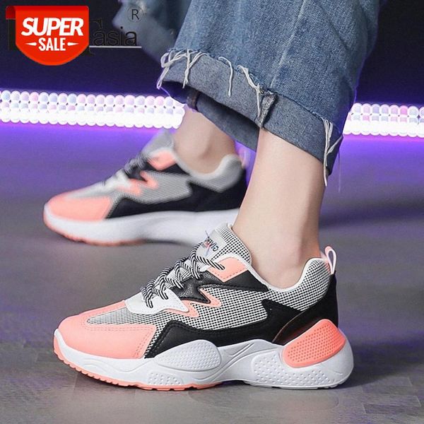 

doratasia new girl fashion spring mixed-color sneakers casual platform sneakers women cool lace-up patchwork shoes woman #sg2u