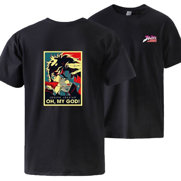

jojo bizarre adventure о боже мой печати mens лето с коротким рукавом спортивная tops марка сыпучие спорта толстовка с капюшоном hoodie мужч