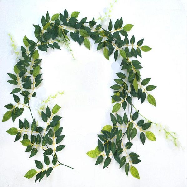 

faux artificial wisteria flowers leaves vine greenery birthday party decorations wedding engagement anniversary1