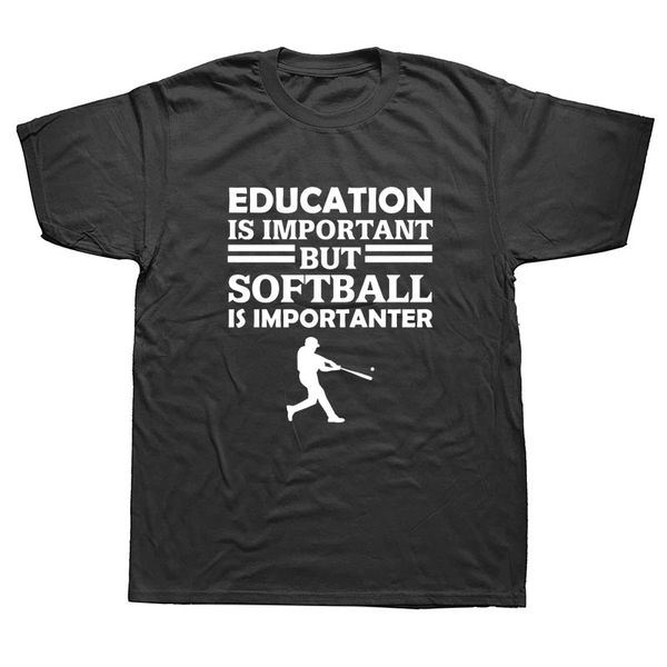 

create printed funny education is important but softballer is importanter short sleeve streetwear sport hooded sweatshirt hoodie men t shirt