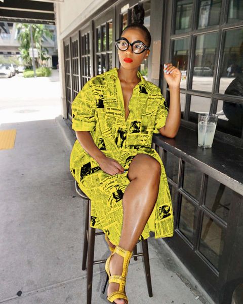 

drs newspaper print coat fall 2020 ladies' favorite trendy fashion high-end atmosphere grade pictures are real s, Black;gray