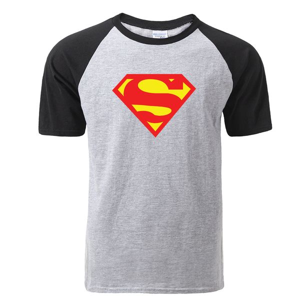 

спорт новый 2019 супермен майка с коротким рукавом мужская реглан tshirt печать повседневный хлопок мужчины tshirt men t shirt фитнес коспле