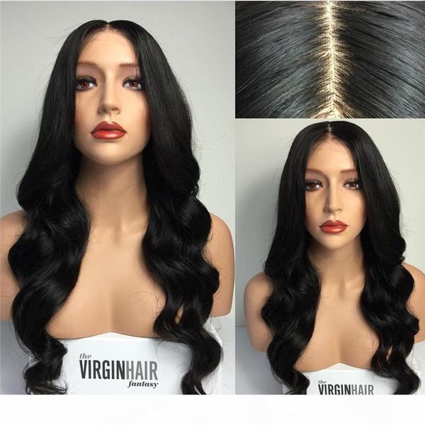 

2016 новое поступление горячей плотности надувательства 180 silk top полный парик шнурка с ребенком волосы естественного волосяного покрова, Black;brown