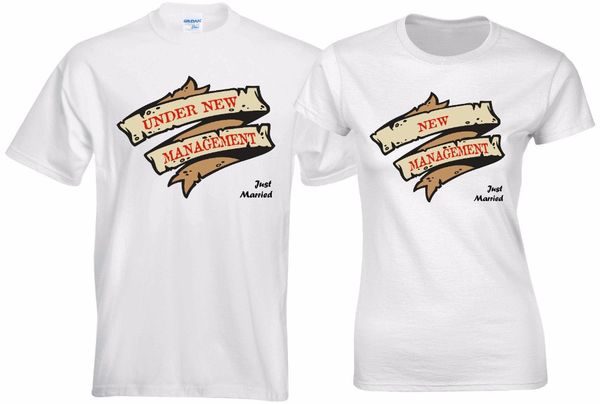 

brand new fashion for с коротким рукавом под новый нашем предприятии just married смешные свадебные слоган пара matching толстовка с капюшон