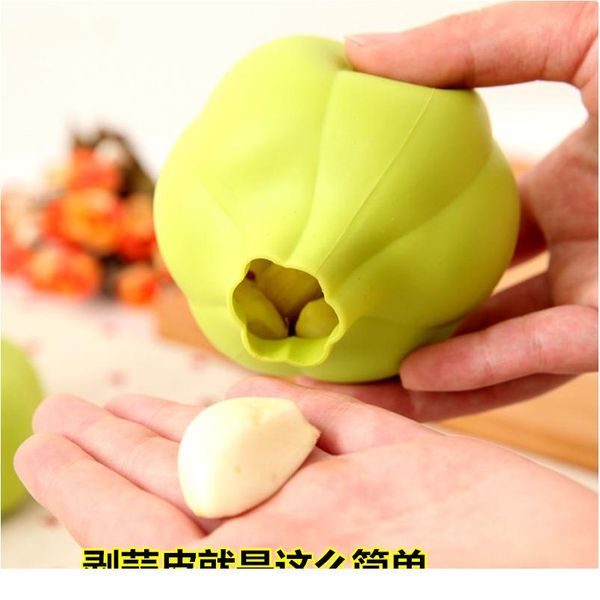 

creative rubber garlic peeler garlic presses ultra soft peeled garlic stripping tool home kitchen accessori sqcizo
