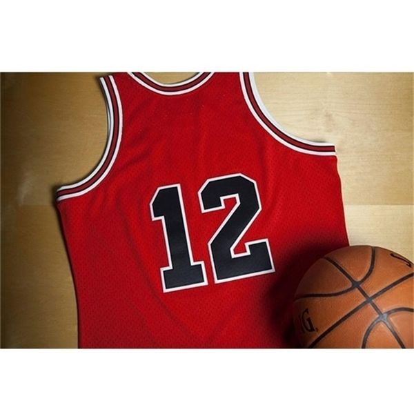 

custom 604 youth women vintage mitchell & ness #12 february 14,1990 college basketball jersey size s-4xl or custom any name or number jersey, Black