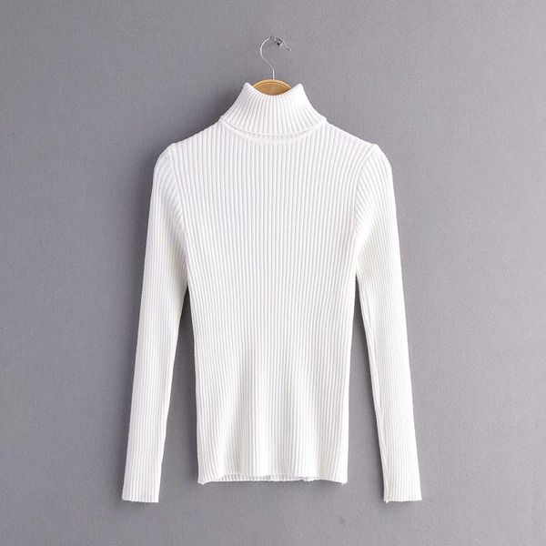 

turtleneck простой свитер сплошной цвет свитер свитер женщины неададорнутые базовые самоустройство нижние трикотажные перемычки женский весн, White;black