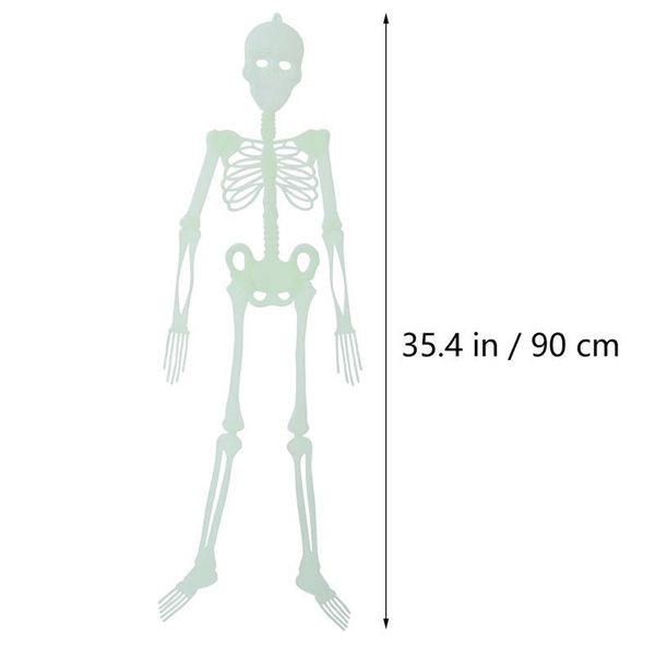 

4шт / комплект хэллоуин украшения наклейки смешные скелет наклейки пластиковые наклейки spooky halloween 4шт / набор хэллоуин смазливая недо