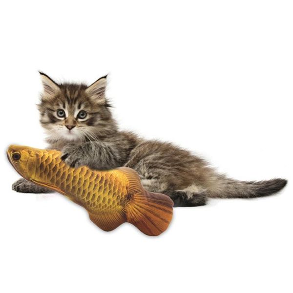 

cat toys funny pet toy triple play disc fish shaped feather balls crazy ball disk interactive for iq traning
