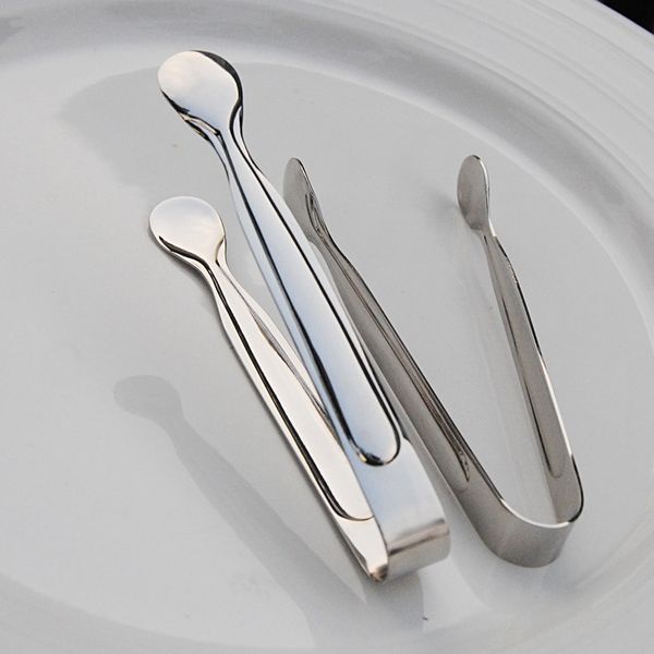 

fine design stainless steel ice tong sugar tongs, 5 inches mirror polish mini tongs