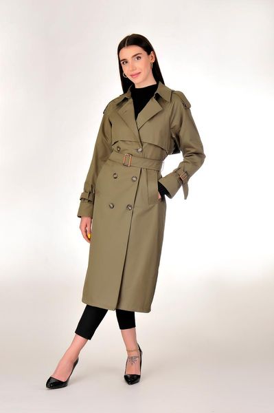 

women's trench coats women khaki trenchcoat, Tan;black