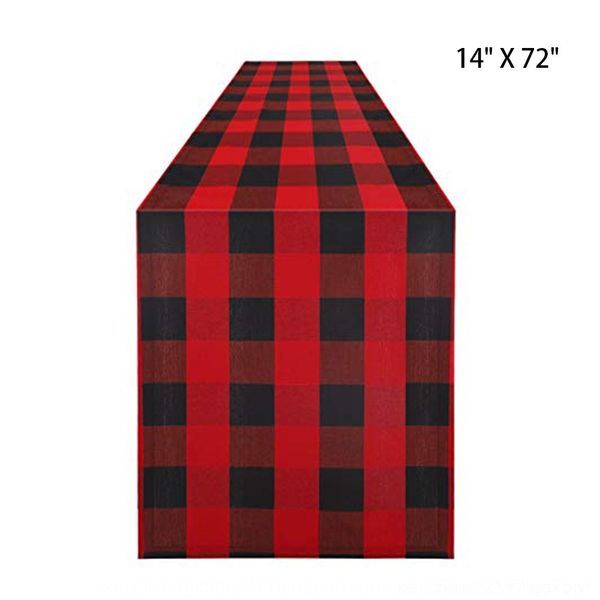 

wjqoj 4tpck layer plaid new and products plaid flag home furnishing red and black table cloth decorative table cloth pad double