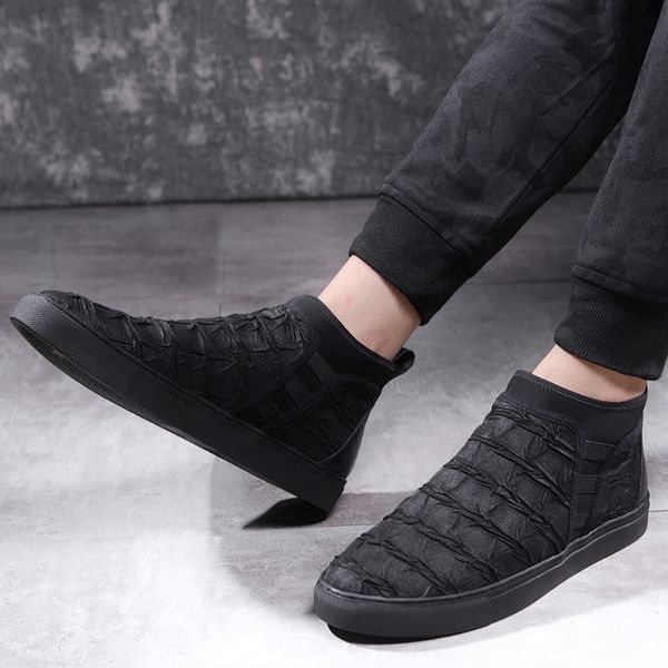

man casual autumn fashionable black spring men shoes of light water transport rnl5