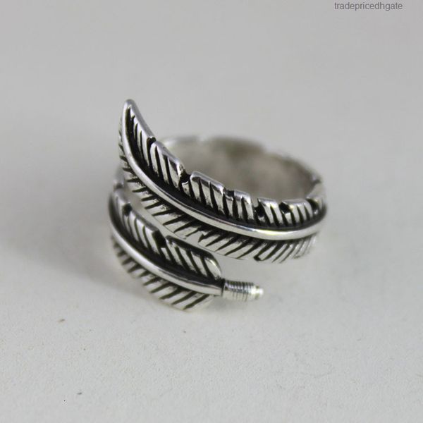 

ring feather silver s925 sterling opening jewelry angel