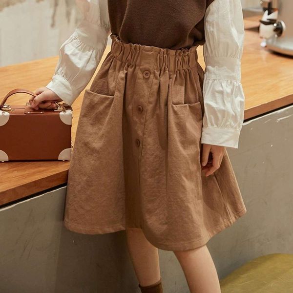 

spring 2021 h2139 wear new children's skirt, Blue