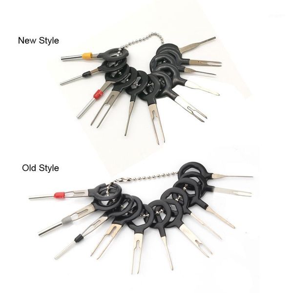 

automotive repair kits 11pcs car pin extractor terminal removal kit wiring crimp connector puller professional tools1