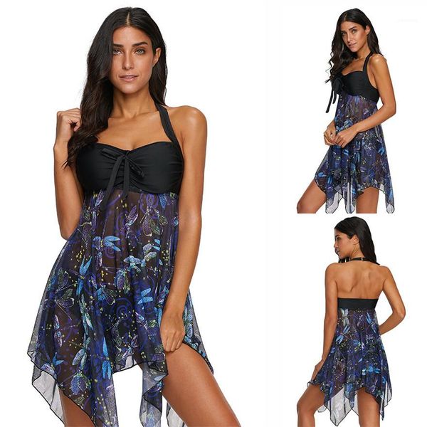 

plus size swimming suits designer womens swimwear fashion printed dress summer womens, White;black