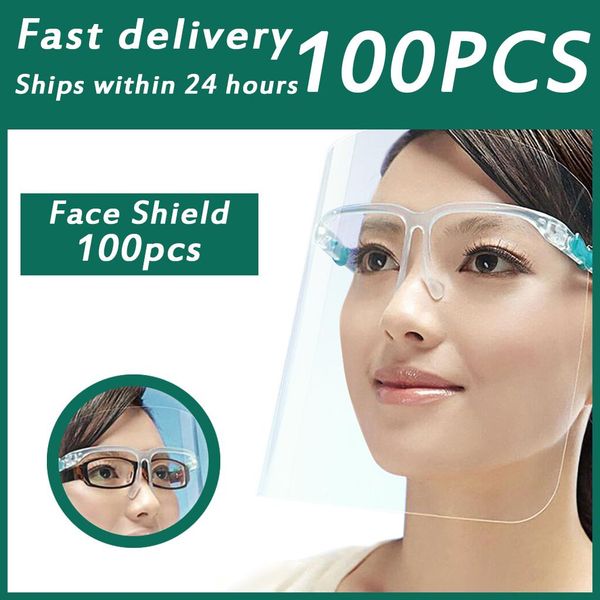 

100шт безопасности всплеск face shield открытый кухня кулинария маски защита глаз clear face wmtzif mywjqq