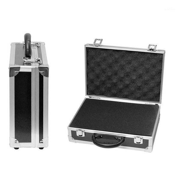 

310x215x95mm tool box portable tool case aluminum toolbox safety equipment storage impact resistant case with pre-cut foam1