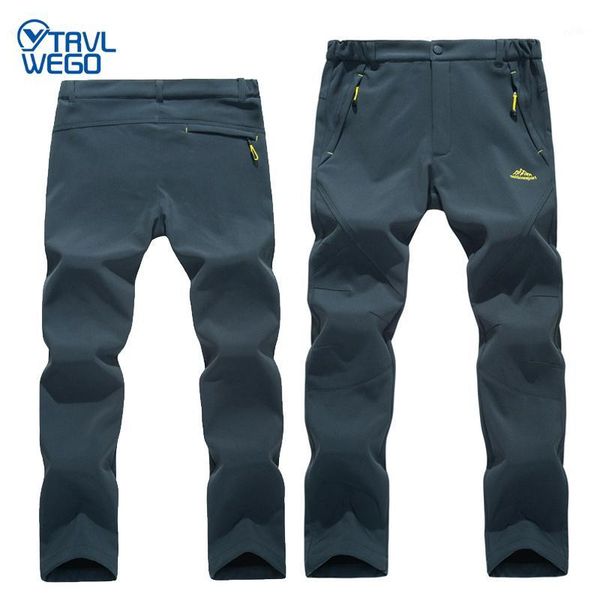 

outdoor pants trvlwego winter hiking camping men women windbreak trousers thickening and warmth retention travel skiing1, Black;green
