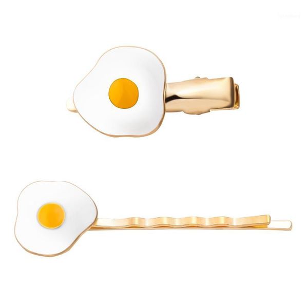 

cute girl fun beginning poached egg hairdressing bangs hair clip selling accessories 's exquisite cute children1, Slivery;white