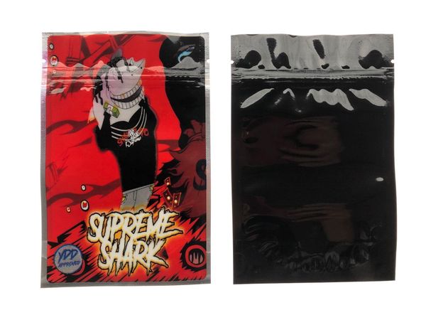 

suprembags 3.5g proof сумки сумка ziplock акулы калифорния обоняние упаковка майларовый edibles wmtpqb loveshop01