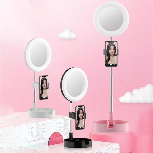 

ring light adjustable video live stream selfie p tripod pgraphy lamp beauty makeup fill light video