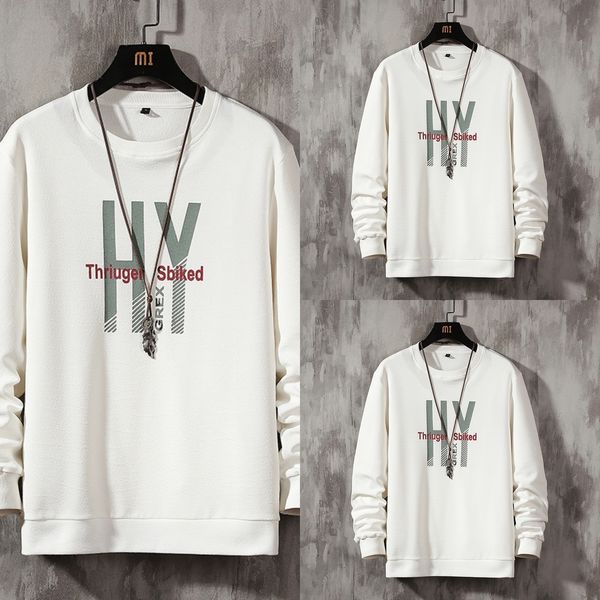 

0ghy7 мужская шею рыхлый 2020 пальто sweatersweater свитер новой корейской версии тенденции versatilehandsome пара весной и knr одежда пальт, Black