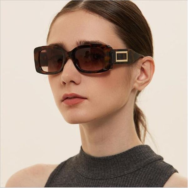 

sunglasses women's retro leopard brown glasses sports mirror 7377, White;black
