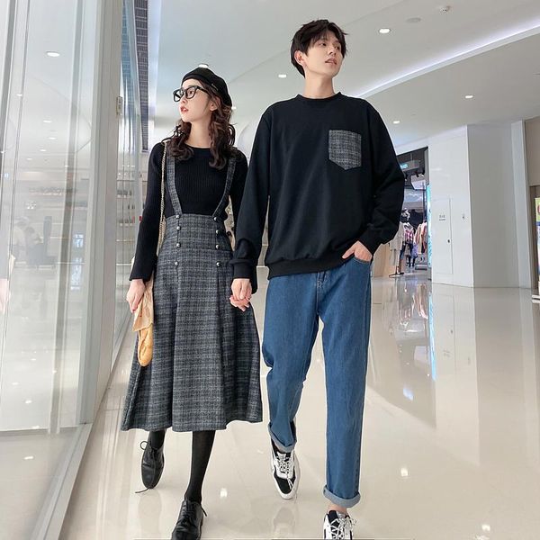

women's hoodies & sweatshirts different minority lovers wear a hoodie couples clothes clothing, Black