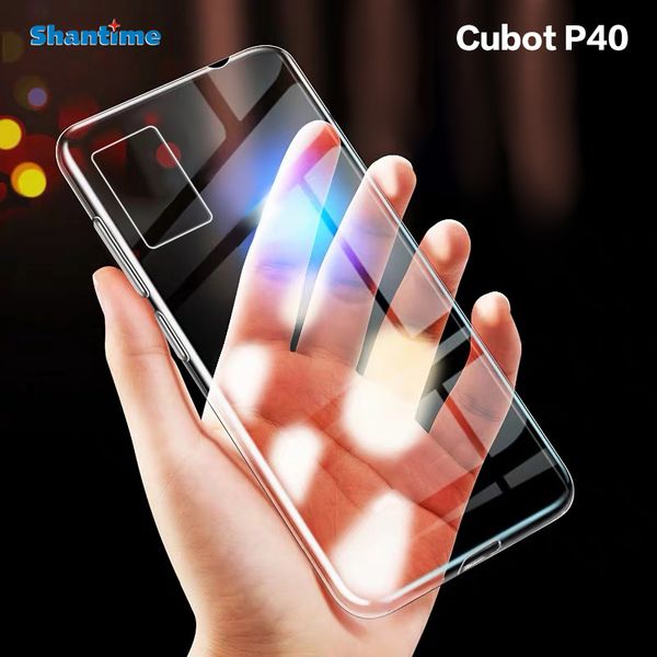 

ultra thin clear soft tpu case cover for cubot p40 couqe funda