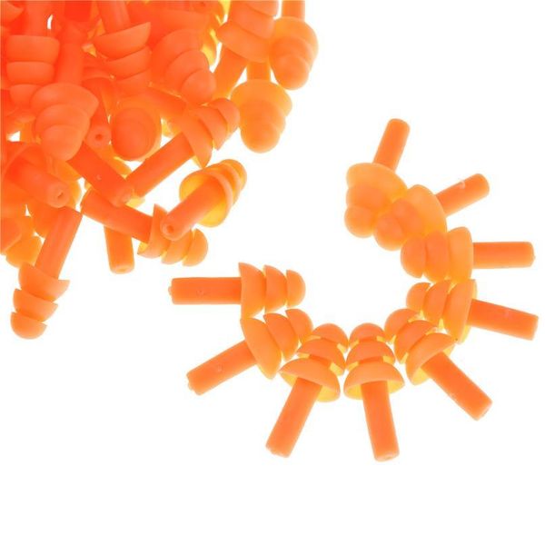 

20pcs=10pairs sile waterproof earplugs for children soft anti-noise ear plugs diving shower snoring sleeping e sqchdp