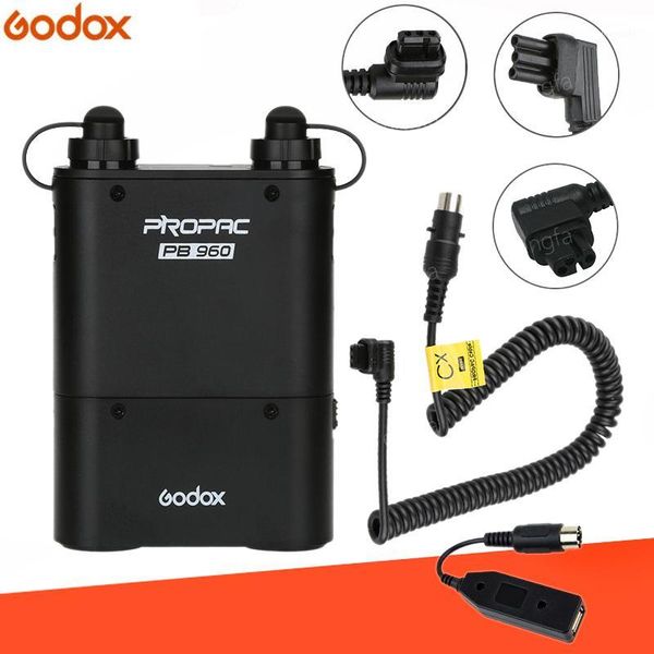

godox pb960 kit black flash speedlite power battery pack 4500mah+pb-usb cable for yongnuo godox flash speedlite1