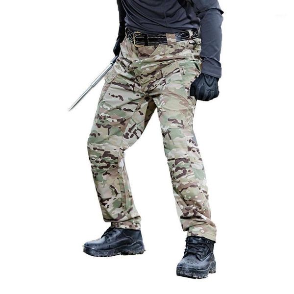 

men's pants men camo multi-pockets cargo quick dry outdoors sports tactical trousers camouflage black for travel hiking climb1