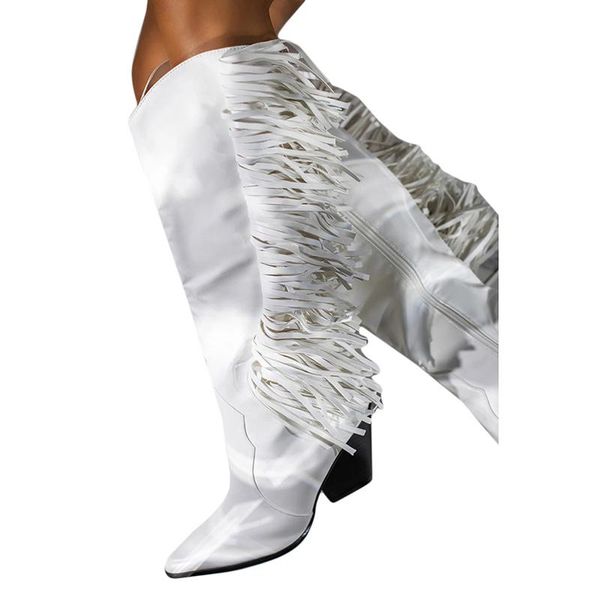 

women boots classic tassel boots autumn women high heels platform ladies boot, Black