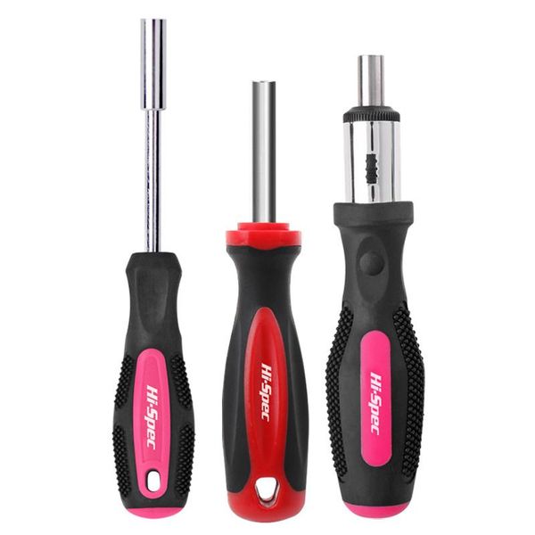 

1/4" 6.35mm magnetic screwdriver handle ratchet bolt driver non-slip screw driver multifunctional bit holder screw-driving tools
