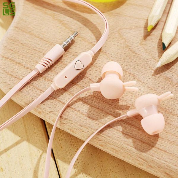 Cep Telefonu Handsets Kablolu Kulaklık Gamer Mobil Kulaklıklar Elden Teslim Karikatür Kulakları Mikrofon Kulaklıklı Kulaklık G için Kulaklık Kulaklıkları