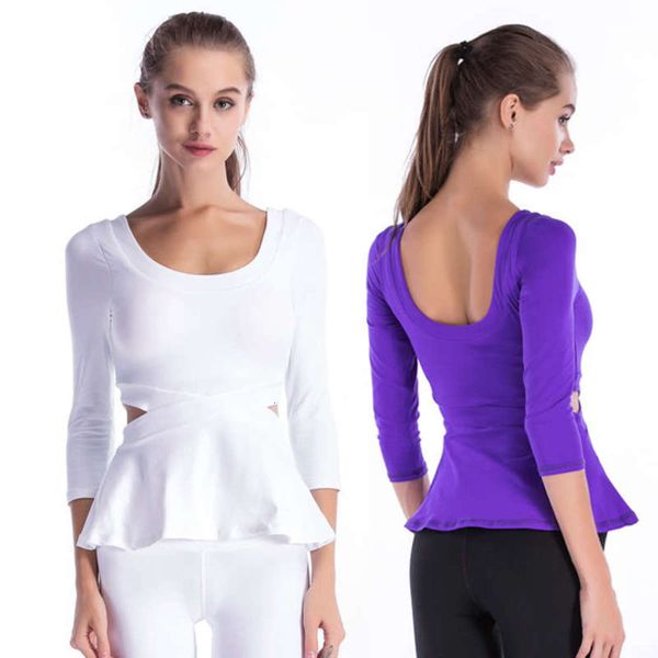 

yoga women's autumn and winter new sports running professional large size showing thin fashion dance fitness clothes, Gray