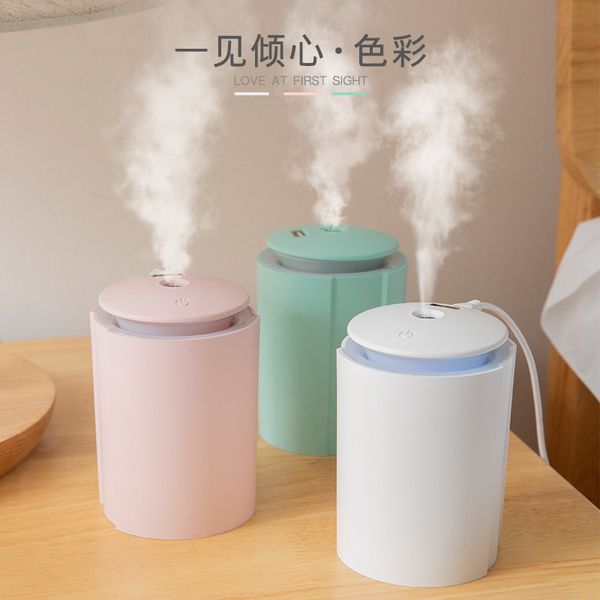 

260ml mini ultrasonic air humidifier romantic soft light usb essential oil diffuser car purifier aroma anion mist maker