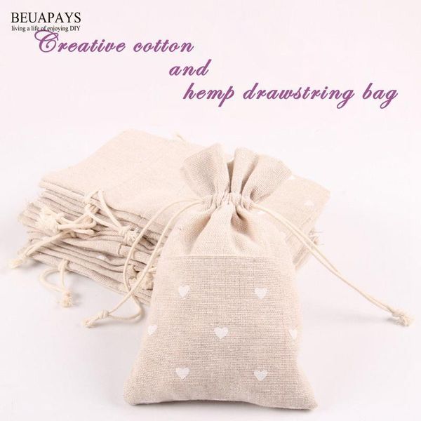 

gift wrap 20pcs wedding candy storage bag creative cotton drawstring love baby shower christmas festival1