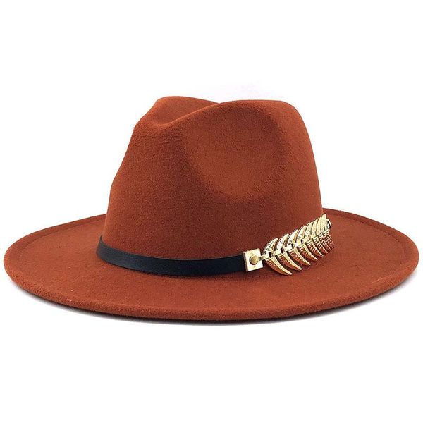 

simple men women wide brim warm wool felt jazz fedora hats retro style solid color panama hat trilby party formal hat 56-58cm sqcqdd, Black;white