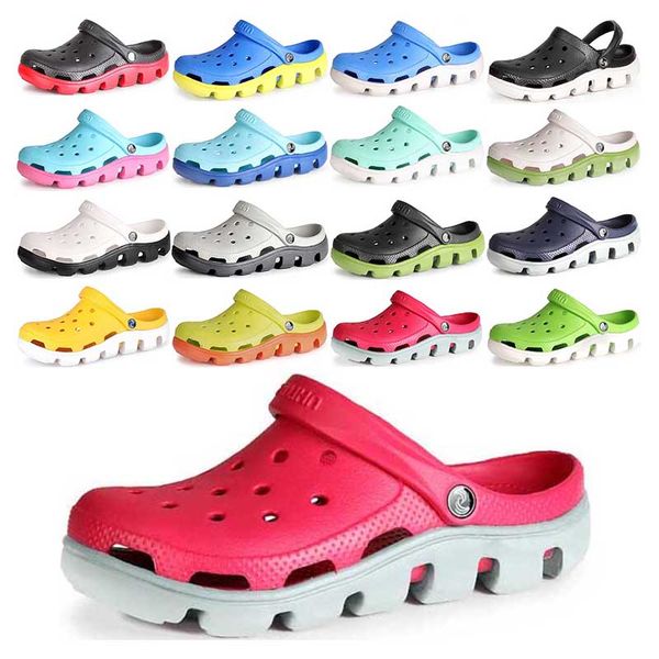 

eight beach shoes men women slippers slip on waterproof shoes classic nursing hospital work medical sandals slider size 36-45, Black