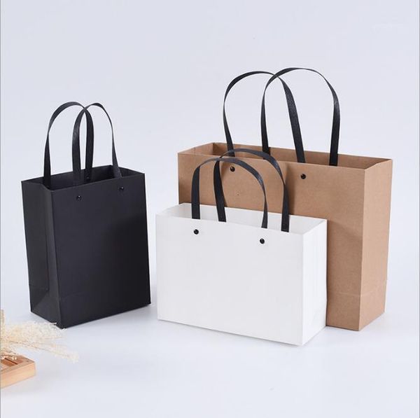 

25*9*17cm shopping bags for packaging,high-grade reusable paper gift bag with handle1