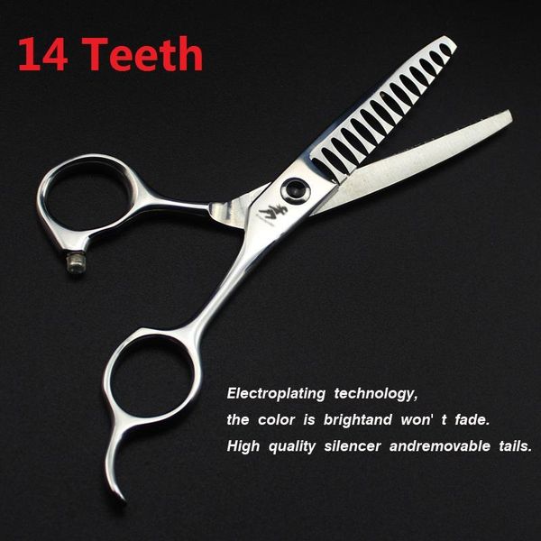 

freelander 440c 6 дюймов парикмахерская истончение ножницы профессиональные парикмахерская парикмахерские филировочные ножницы зубы cut ножн