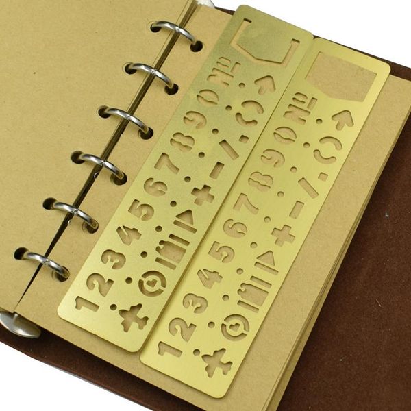 

vintage brass bookmark hollowing metal bookmark for notebook planner office school supplies stationery